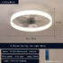 LED Ceiling Fan with Remote Control Chandelier by DSERS