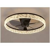 LED Ceiling Fan with Remote Control Chandelier by DSERS