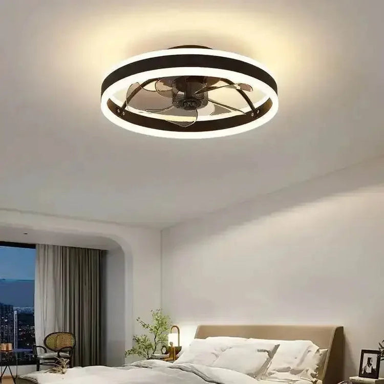 LED Ceiling Fan with Remote Control Chandelier by DSERS