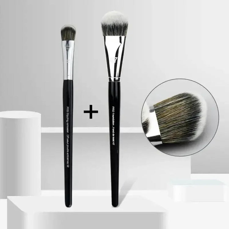 LOYBJ Professional Foundation Brush 47 Broom Head Liquid Foundation Shadow Concealer Brushes Women Face Base Makeup Beauty Tools Professional Foundation Brush by Dropshee