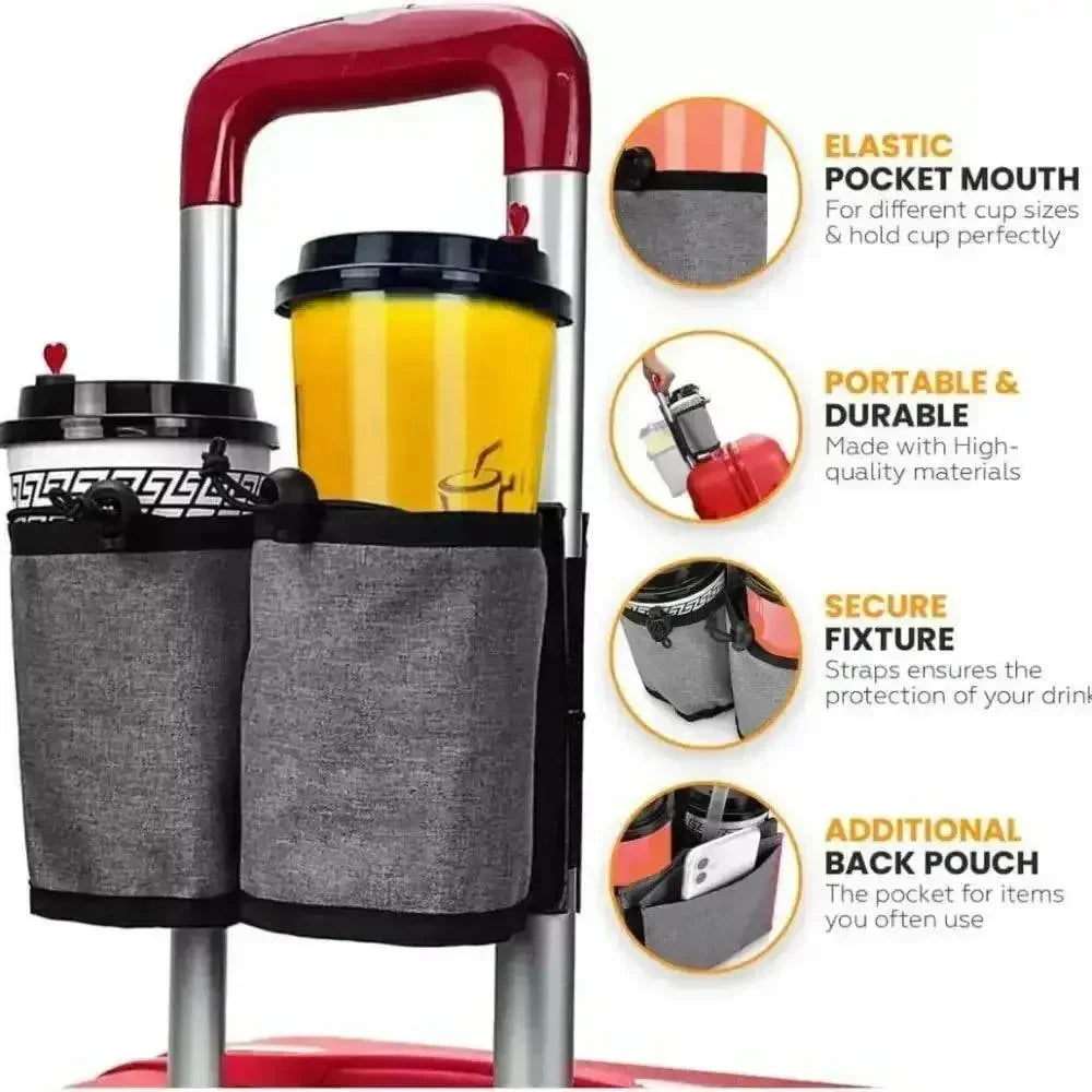 Luggage Armrest Buggy Bag Transform Cup Holder by CJ