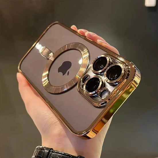 Luxury Magnetic Clear Case for iPhone Magnetic Clear Case for iPhone by Dropshee