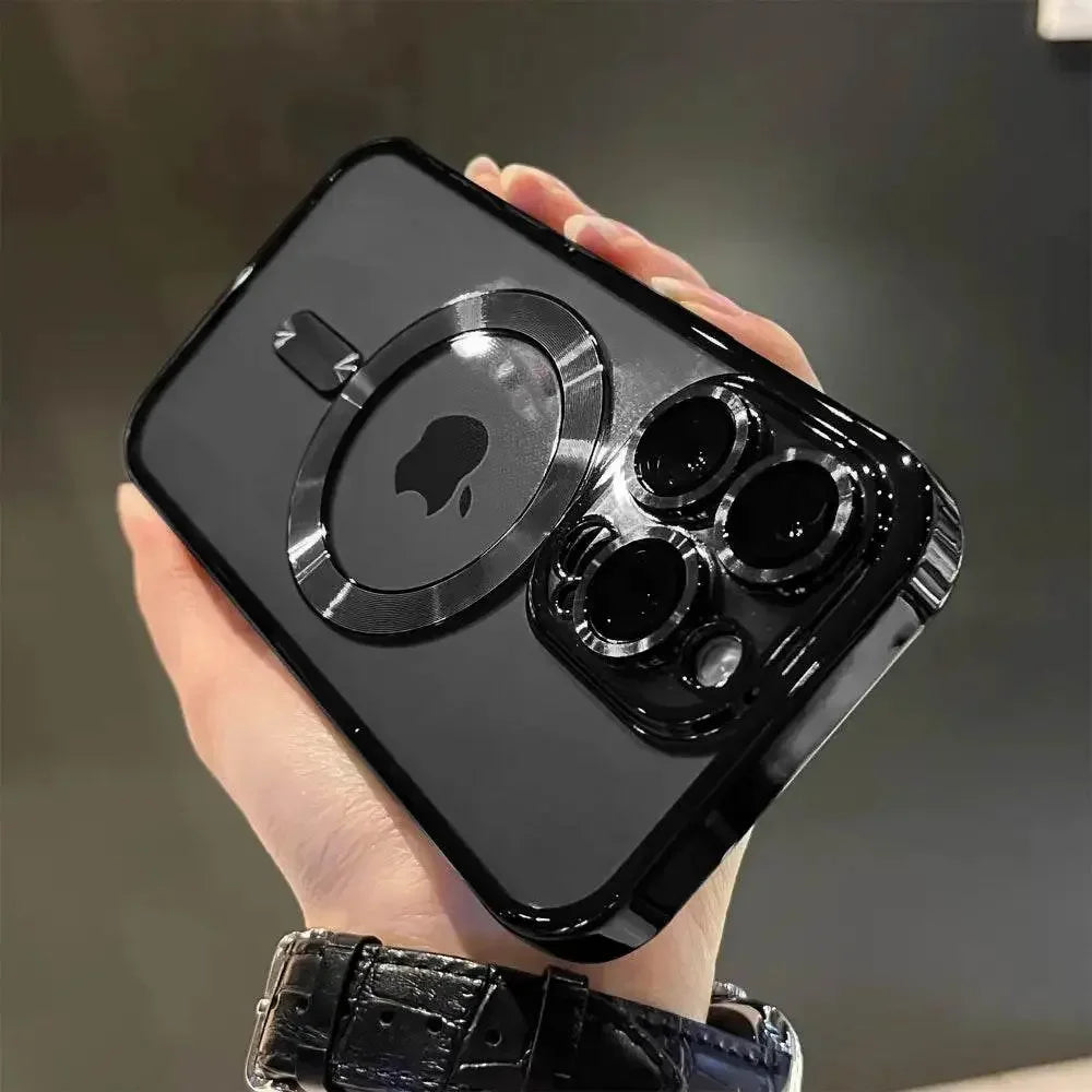 Luxury Magnetic Clear Case for iPhone Magnetic Clear Case for iPhone by Dropshee