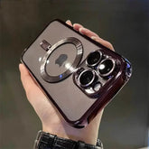 Luxury Magnetic Clear Case for iPhone Magnetic Clear Case for iPhone by Dropshee