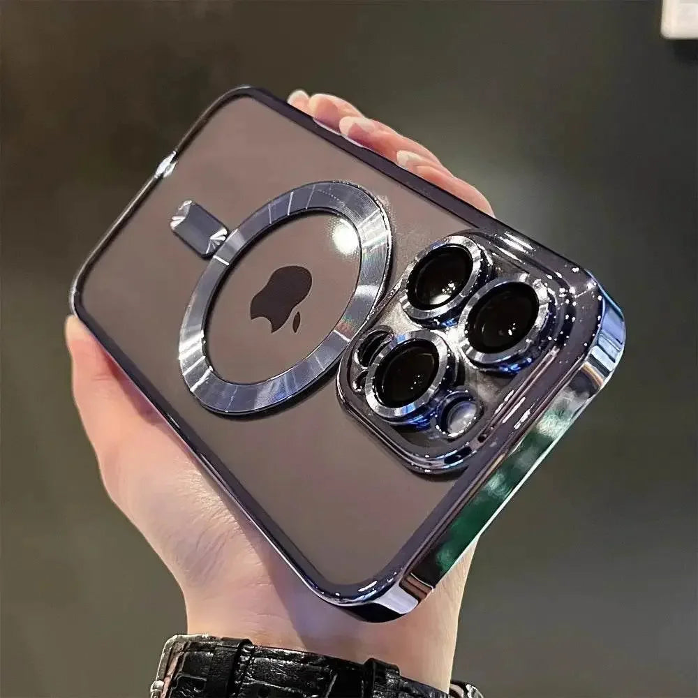 Luxury Magnetic Clear Case for iPhone Magnetic Clear Case for iPhone by Dropshee