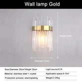Gold Dia 80cm Crystal Ceiling Pendant Luxury Modest Crystal Chandelier Round Crystal Chandelier Chandelier by DSERS