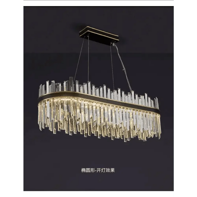 Gold Dia 80cm Crystal Ceiling Pendant Luxury Modest Crystal Chandelier Round Crystal Chandelier Chandelier by DSERS