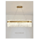 Gold Dia 80cm Crystal Ceiling Pendant Luxury Modest Crystal Chandelier Round Crystal Chandelier Chandelier by DSERS