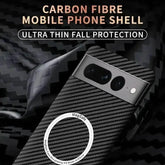 MagSafe Carbon Fiber Phone Case for Google Pixel Cell Phones & Accessories > Cell Phone Accessories > Headsets by Eachan Store