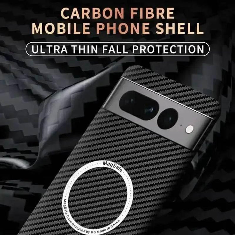 MagSafe Carbon Fiber Phone Case for Google Pixel Cell Phones & Accessories > Cell Phone Accessories > Headsets by Eachan Store