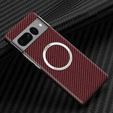 MagSafe Carbon Fiber Phone Case for Google Pixel Cell Phones & Accessories > Cell Phone Accessories > Headsets by Eachan Store