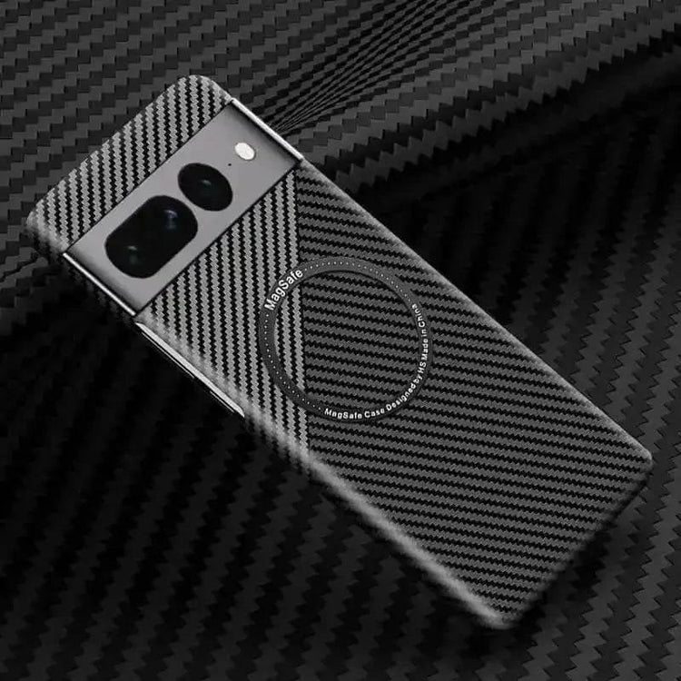 MagSafe Carbon Fiber Phone Case for Google Pixel Cell Phones & Accessories > Cell Phone Accessories > Headsets by Eachan Store