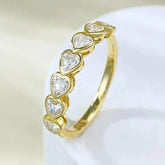Radiant Cut Lab Moissanite Diamond Ring 100% Real 925 Rings by Dropshee