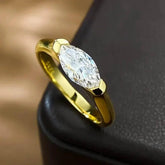 Radiant Cut Lab Moissanite Diamond Ring 100% Real 925 Rings by Dropshee