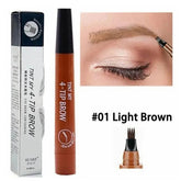 Brown Waterproof Brow Microblading Pen Eyebrow Eyeliner Brush by DK-Cosmetics Store