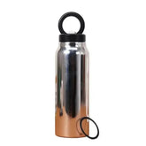 Metallic Sports Thermal Insulation Water Bottle Magnetic Phone Holder Stainless Steel Sports Bottle Insulated Mug with Magnetic Phone Holder by CJ / BWL Perfect Home Store