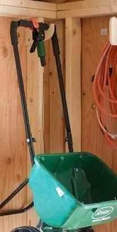 Miscellaneous Hook – Shed Tool Organizer for Yard Storage Shed Organization by HangThis Up My Shed Organizing System