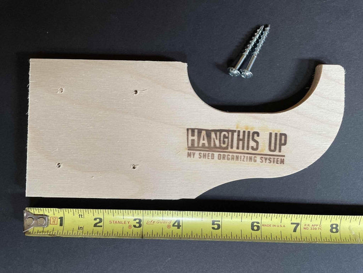 Miscellaneous Hook – Shed Tool Organizer for Yard Storage Shed Organization by HangThis Up My Shed Organizing System