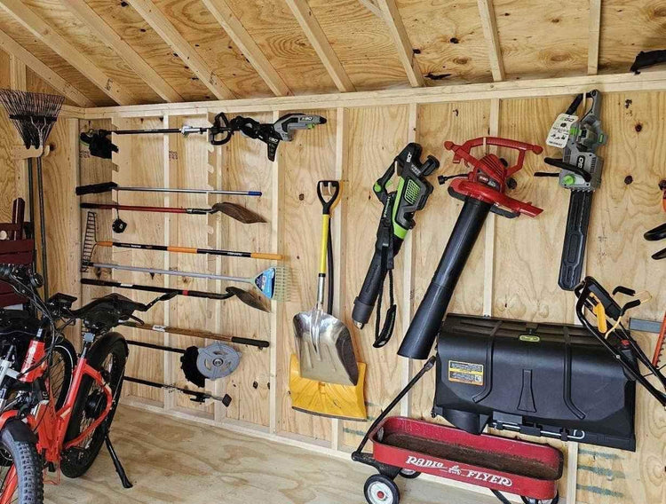 Miscellaneous Hook – Shed Tool Organizer for Yard Storage Shed Organization by HangThis Up My Shed Organizing System