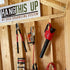 Miscellaneous Hook – Shed Tool Organizer for Yard Storage Shed Organization by HangThis Up My Shed Organizing System