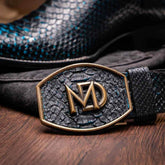 Missouri Black / Blue Boot by Marco Di Milano