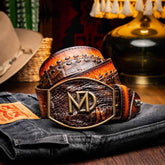 Montana Belt Aged Brown Belts by Marco Di Milano