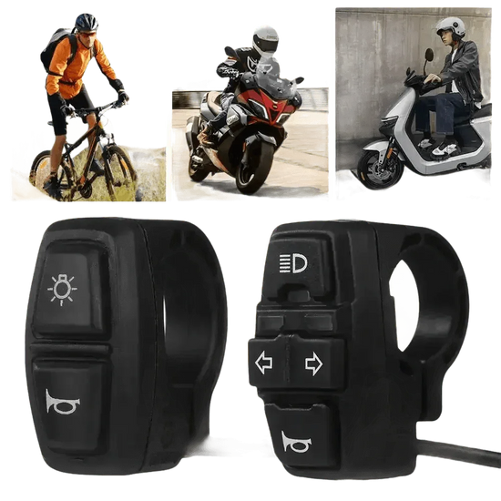 Motorcycle Handlebar Control Switches electric bike scooter Electric Bike Scooter Light Switch Electric Bike Scooter Light Switch by Shop1102926768 Store