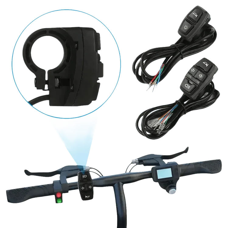 Motorcycle Handlebar Control Switches electric bike scooter Electric Bike Scooter Light Switch Electric Bike Scooter Light Switch by Shop1102926768 Store