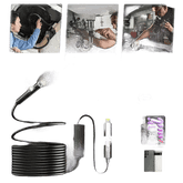 Multi Connector Wifi Endoscope Camera 8mm Dual Lens Endoscope Camera by Cutesliving Store