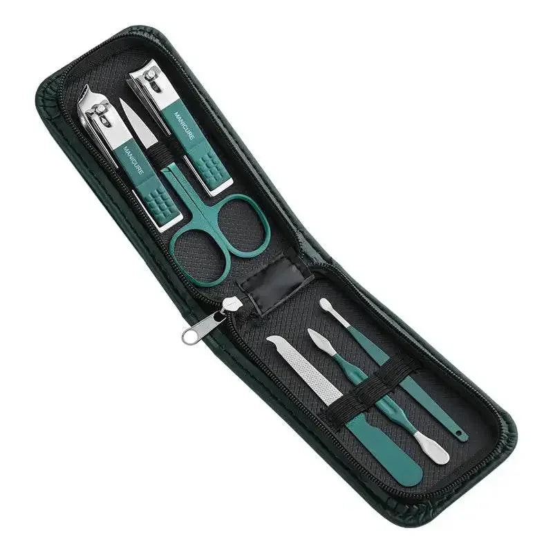 Nail Scissors Set Household High End Mens And Womens Special Nail Clippers Manicure Beauty Tools 6 Piece Portable Household Nail Scissors Set by Dropshee