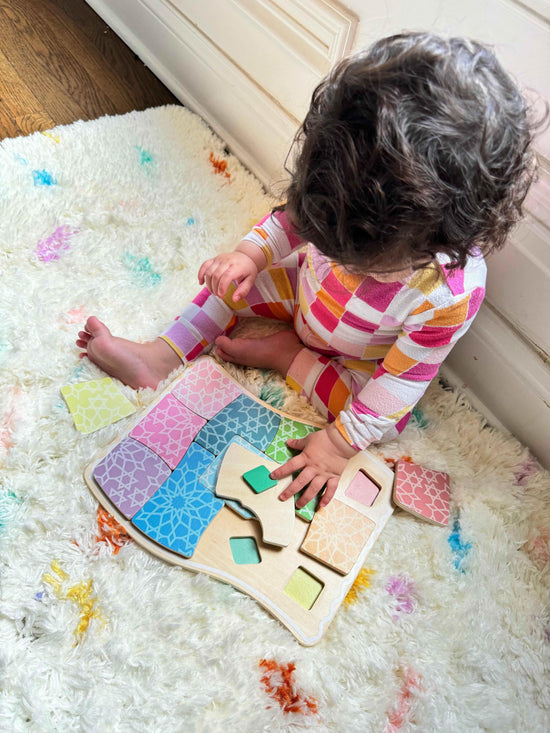 Prayer Rug SPATIAL REASONING Puzzle by Lala + Mo