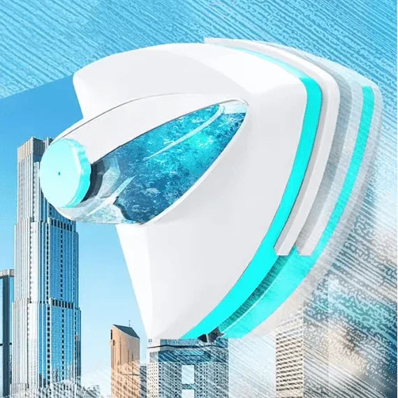 Double Sided Magnet Windows Cleaner Automatic Drainage Wiper by GiFTiFY