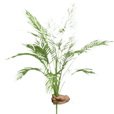Palm Plant Table Lamp Home Garden Party Decor Artificial Flowers by Kmitang Official Store