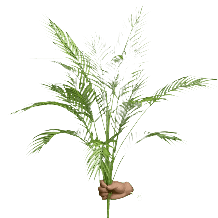 Palm Plant Table Lamp Home Garden Party Decor Artificial Flowers by Kmitang Official Store