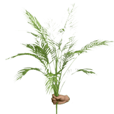 Palm Plant Table Lamp Home Garden Party Decor Artificial Flowers by Kmitang Official Store