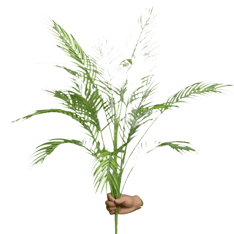 Palm Plant Table Lamp Home Garden Party Decor Artificial Flowers by Kmitang Official Store