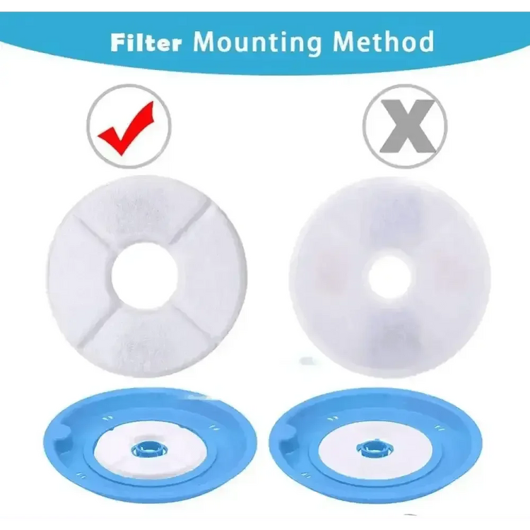 Pet Drinking Fountain with 12pcs Replacement Filters Filters by DSERS