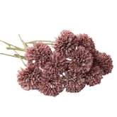 Pink and White Silk Kiku Flowers Bouquet Flower by Yajia Decorative Store