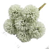 Pink and White Silk Kiku Flowers Bouquet Flower by Yajia Decorative Store