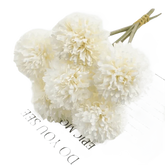 Pink and White Silk Kiku Flowers Bouquet Flower by Yajia Decorative Store