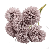 Pink and White Silk Kiku Flowers Bouquet Flower by Yajia Decorative Store