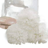 Pink and White Silk Kiku Flowers Bouquet Flower by Yajia Decorative Store