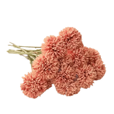Pink and White Silk Kiku Flowers Bouquet Flower by Yajia Decorative Store