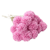 Pink and White Silk Kiku Flowers Bouquet Flower by Yajia Decorative Store