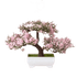 Pink Bonsai Small Tree Pot Artificial Plant fake trees by Wonderful Ween Store