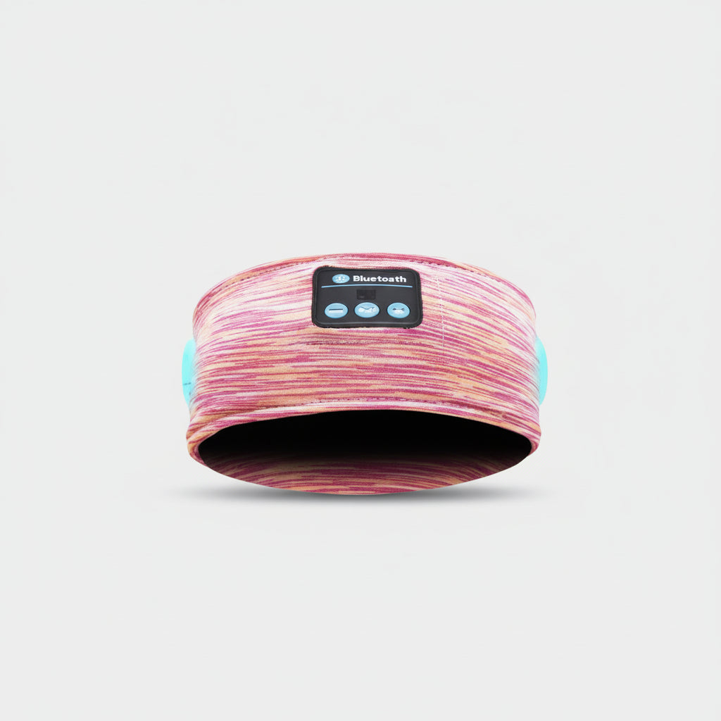 Pink Orange Bluetooth Running Headscarf Wireless Eye Mask, sleep mask headphones bluetooth Eye Mask by CJ