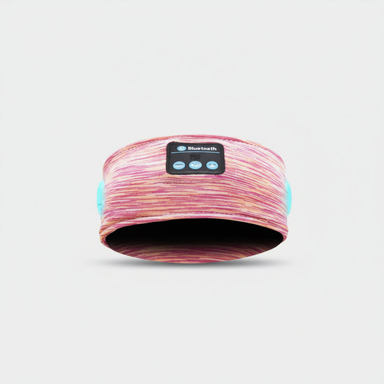 Pink Orange Bluetooth Running Headscarf Wireless Eye Mask, sleep mask headphones bluetooth Eye Mask by CJ
