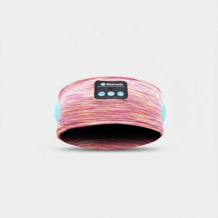 Pink Orange Bluetooth Running Headscarf Wireless Eye Mask, sleep mask headphones bluetooth Eye Mask by CJ