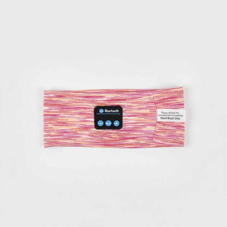 Pink Orange Bluetooth Running Headscarf Wireless Eye Mask, sleep mask headphones bluetooth Eye Mask by CJ