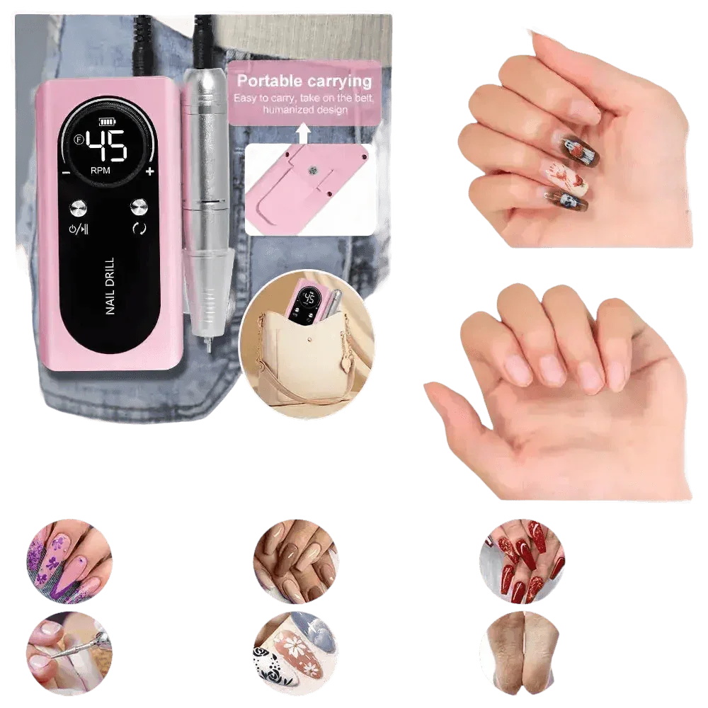 Original 45000rpm Rechargeable Nail Drill drill machine by STRONG PRO Store
